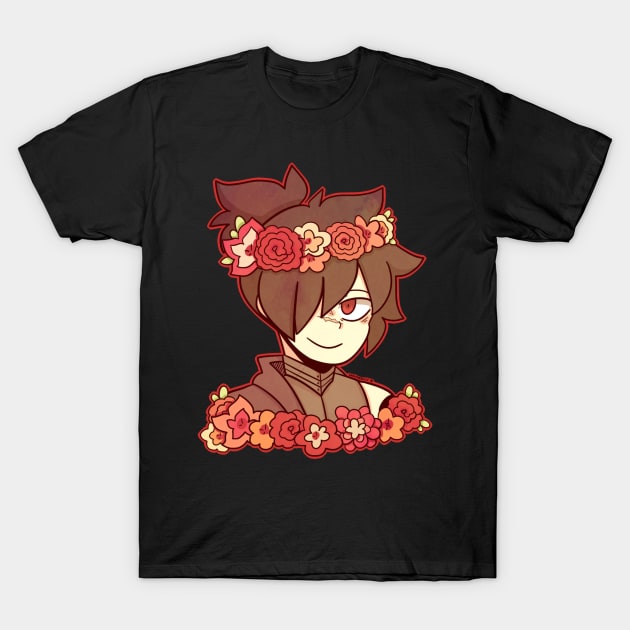 Rogue Flower Crown sticker T-Shirt by Dragnoodles